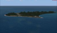 View of Denis Island, Seychelles.