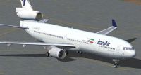 Screenshot of Iran Air McDonnell Douglas MD-11 on the ground.