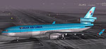 Screenshot of Korean Air Cargo MD-11F on the ground.