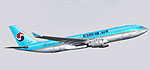 Screenshot of Korean Airlines Airbus A330-200.