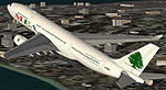 Screenshot of Middle Eastern Airlines A330-200 in flight.