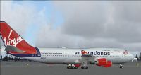 Screenshot of Virgin Atlantic Boeing 747-400 on the ground.