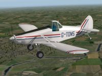 Screenshot of Piper Pawnee in flight.