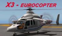 Screenshot of X3 Eurocopter on the ground.
