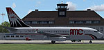 Screenshot of AMC Airlines Pack Update in flight.