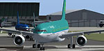 Screenshot of Aer Lingus Airbus A330-300 on the ground.