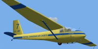 Screenshot of Air Cadet Glider in flight.
