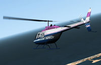 Screenshot of Bell 206B JetRanger III in flight.