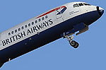 Screenshot of British Airways Boeing 757-200 in flight.