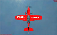 Top down view of Coyote Ethanol Fagen Inc. ARX-5X in flight.