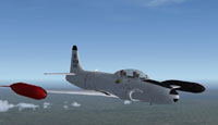Screenshot of Daafar Lockheed T-33 in flight.
