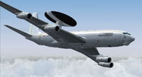 Screenshot of EDCA Boeing E-3 Sentry in flight.