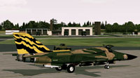 Screenshot of F-111 Aardvark on the ground.
