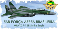 Screenshot of Milviz F-15E Strike Eagle in flight.
