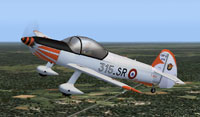 Screenshot of French Mudry CAP10B in flight.