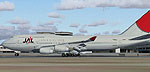 Screenshot of Japan Airlines Boeing 747-400 on the ground.