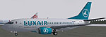 Screenshot of Luxair Boeing 737-500 on the ground.