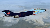 Screenshot of McDonnell CF-101B 'Hawk' in flight.