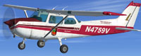 Screenshot of Minnesota State Patrol Cessna 172SP Skyhawk in flight.