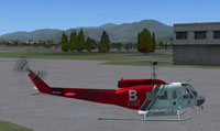 Screenshot of helicopter in the 'Oregon Ablaze Mission'.