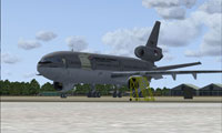 Screenshot of Royal Netherlands Air Force McDonnell Douglas KDC10 on the ground.