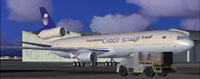 Screenshot of Saudi Arabian Cargo MD-11 on the ground.