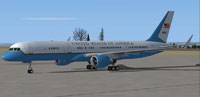 Screenshot of US Air Force Boeing C-32A on the ground.