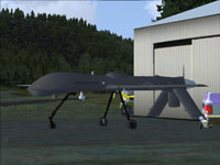 Screenshot of USAF RQ-1A Predator UAV on the ground.