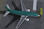 Screenshot of Aer Lingus Boeing 737-500 on the ground.