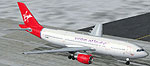 Screenshot of Virgin Atlantic Airbus A300B4-203 on runway.