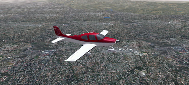 Red aircraft in Infinite Flight
