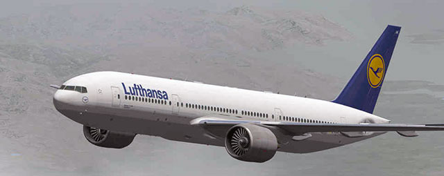 Vmax 777 Lufthansa in X-Plane