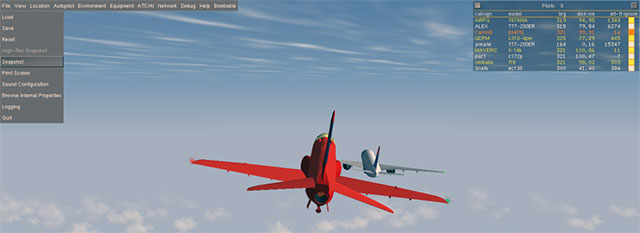 Multiplayer mode in FlightGear