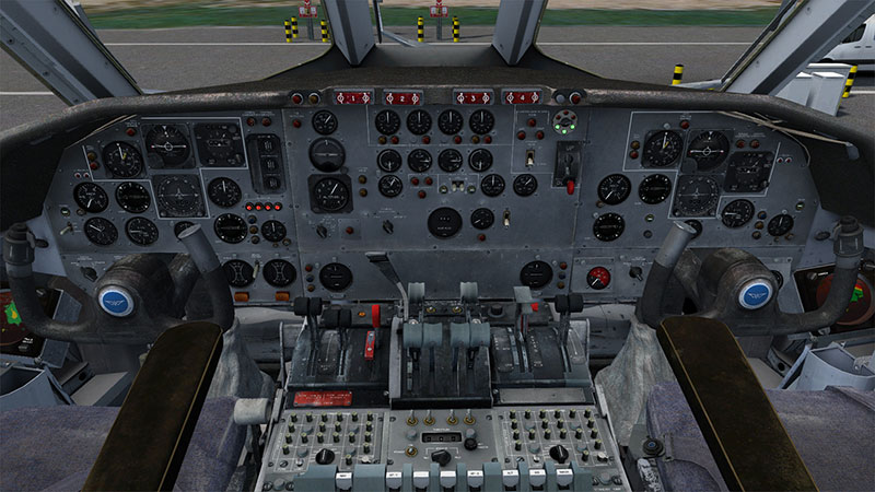 The VC10's 3D Virtual Cockpit.