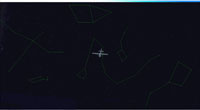 Screenshot of constellations in FSX.