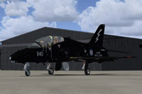 Screenshot of 736 NAS Hawk T.1A 2014 on the ground.