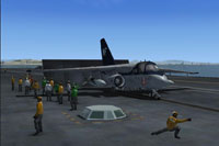 Screenshot of A-4E Topgun Viper 700 preparing for take-off.
