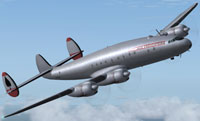 Screenshot of ACE Freighters Lockheed L-749 in flight.