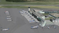 Screenshot of Vantaa International Airport, Helsinki.