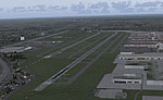 Aerial view of Atlanta Hartsfield, Georgia (GA).