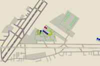 Overview of Birmingham International Airport.