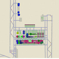 Overview of Washington Dulles Airport.