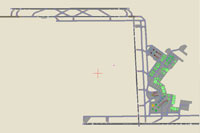 Overview of Leonardo da Vinci Airport.