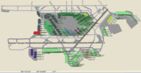 Overview of London Heathrow Airport.