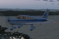 Screenshot of Academia Antioquena de Aviacion Piper 28 in flight.