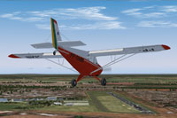 Screenshot of Aero Boero AB-115 in flight.