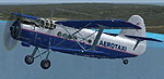 Screenshot of Aerotaxi Antonov AN-2 in flight.
