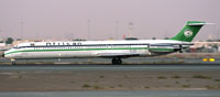 Image of African Express Airways MD-82 on runway.