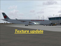 Screenshot of Air Canada Airbus A340-313 on the ground.