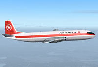 Screenshot of Air Canada Cargoliner Vanguard 952F in flight.
